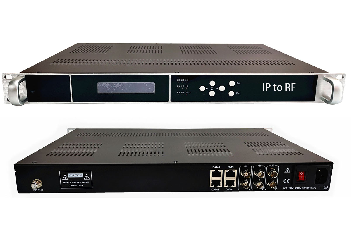IP to ISDB-T modulator, ATSC modulator, DVB-C modu